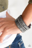 Paparazzi Accessories Rebel Radiance Urban Bracelet - Silver