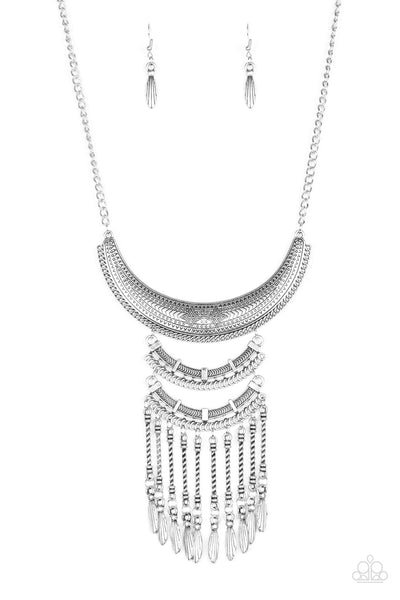 Paparazzi Accessories Eastern Empress Necklace - Silver