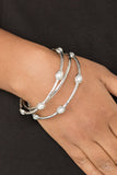 Paparazzi Accessories Bangle Belle Bracelets - White