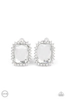 Paparazzi Accessories Insta Famous Earrings (Clip-On) - White
