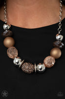 Paparazzi Accessories A Warm Welcome Necklace - Brown