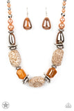 Paparazzi Accessories In Good Glazes Necklace - Peach