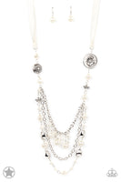 Paparazzi Accessories All The Trimmings Necklace - Ivory