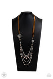 Paparazzi Accessories All The Trimmings Necklace - Brown