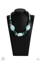Paparazzi Accessories In Good Glazes Necklace - Blue