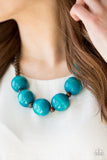 Paparazzi Accessories Oh My Miami Necklace - Blue