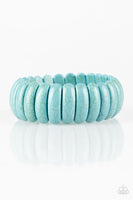 Paparazzi Accessories Peacefully Primal Bracelet - Blue