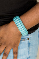 Paparazzi Accessories Peacefully Primal Bracelet - Blue