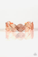 Paparazzi Accessories Braided Brilliance Bracelet - Copper