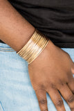 Paparazzi Accessories Wire Warrior Bracelet - Gold