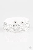Paparazzi Accessories Bring On The Bling Urban Bracelet - White