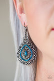 Paparazzi Accessories Carnival Courtesan Earrings - Blue