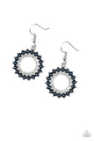 Paparazzi Accessories Wreathed In Radiance Earrings - Blue