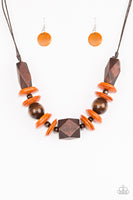 Paparazzi Accessories Pacific Paradise Necklace - Orange