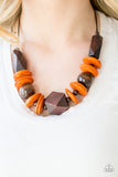 Paparazzi Accessories Pacific Paradise Necklace - Orange