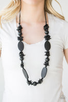 Paparazzi Accessories Carefree Cococay Necklace - Black