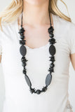 Paparazzi Accessories Carefree Cococay Necklace - Black