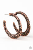Paparazzi Accessories Rumba Rendezvous Earrings - Copper