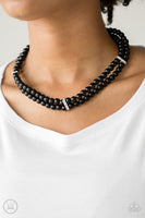 Paparazzi Accessories Put On Your Party Dress Necklace - Black
