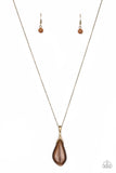 Paparazzi Accessories Friends In GLOW Places Necklace - Brass