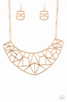 Paparazzi Accessories Strike While HAUTE Necklace  - Gold