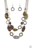 Paparazzi Accessories  On Texture Necklace - Multi