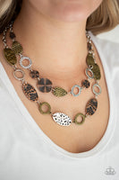 Paparazzi Accessories  On Texture Necklace - Multi