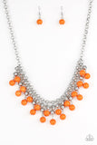 Paparazzi Accessories Friday Night Fringe Necklace - Orange