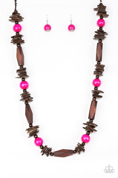 Paparazzi Accessories Cozumel Coast Necklace - Pink