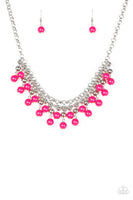 Paparazzi Accessories Friday Night Fringe Necklace - Pink