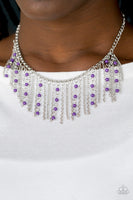 Paparazzi Accessories Harlem Hideaway Necklace - Purple