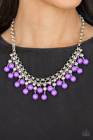 Paparazzi Accessories Friday Night Fringe Necklace - Purple