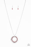 Paparazzi Accessories Gather Around Gorgeous Necklace - Red