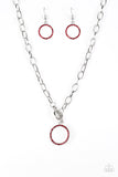 Paparazzi Accessories All In Favor Necklace - Red