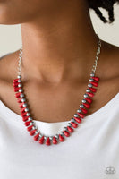 Paparazzi Accessories Extinct Species Necklace - Red