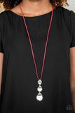 Paparazzi Accessories Embrace The Journey Necklace - Red