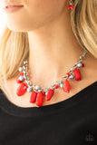 Paparazzi Accessories Grand Canyon Grotto Necklace - Red