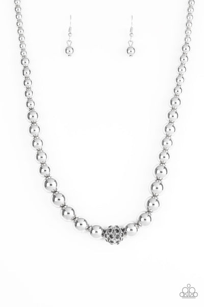 Paparazzi Accessories High-Stakes FAME Necklace - Silver