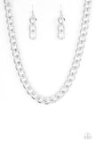 Paparazzi Accessories Heavyweight Champion Necklace - Silver