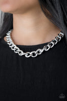 Paparazzi Accessories Heavyweight Champion Necklace - Silver