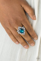 Paparazzi Accessories Power Behind The Throne Ring - Blue