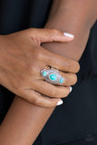 Paparazzi Accessories Dune Drifter Ring - Turquoise
