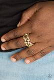 Paparazzi Accessories Can Only Go UPSCALE From Here Ring - Brass