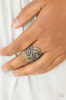 Paparazzi Accessories Fire and Ice Ring - Green