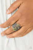 Paparazzi Accessories Fire and Ice Ring - Green