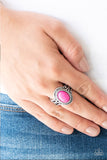 Paparazzi Accessories All The Worlds A STAGECOACH Ring - Pink