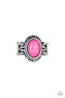Paparazzi Accessories All The Worlds A STAGECOACH Ring - Pink