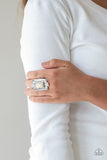 Paparazzi Accessories Stone Cold Couture Ring - White