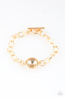 Paparazzi Accessories All Aglitter Bracelet - Gold