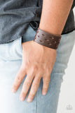 Paparazzi Accessories Bucking Bronco Urban Bracelet - Brown